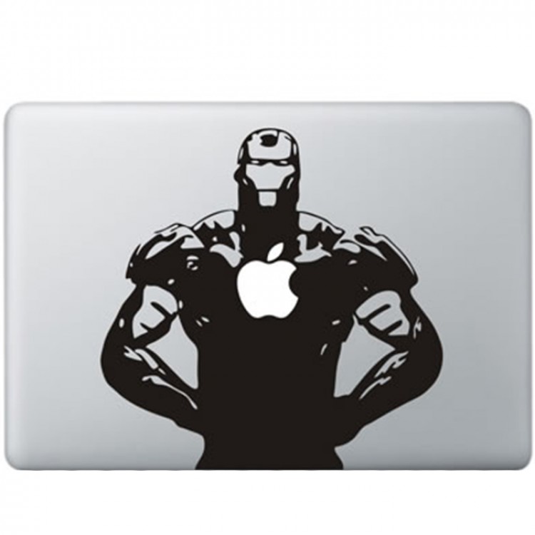 Iron Man MacBook Decal Black Decals